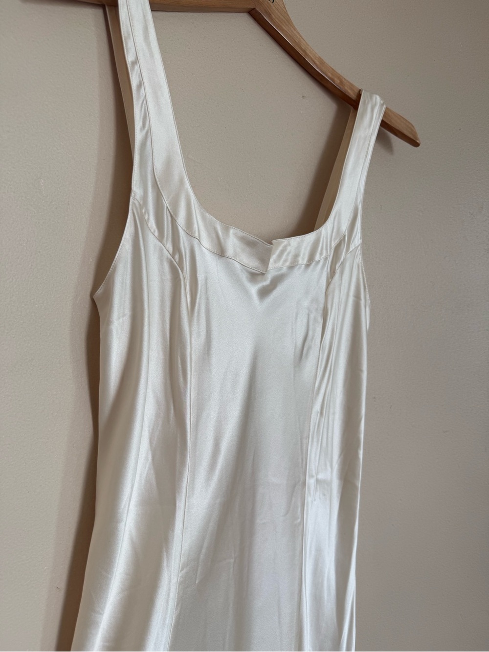 NWT 100% Silk Vintage Victoria’s Secret Ivory Slip Dress - Picture 4 of 5
